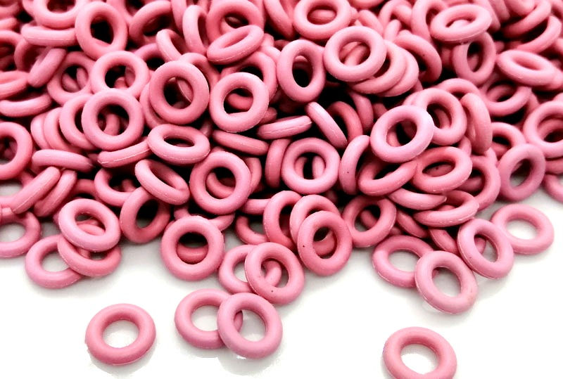 Thumbnail: Colourful Rubber 'O' Rings  7mm - Choice of Colours - Pack of 50