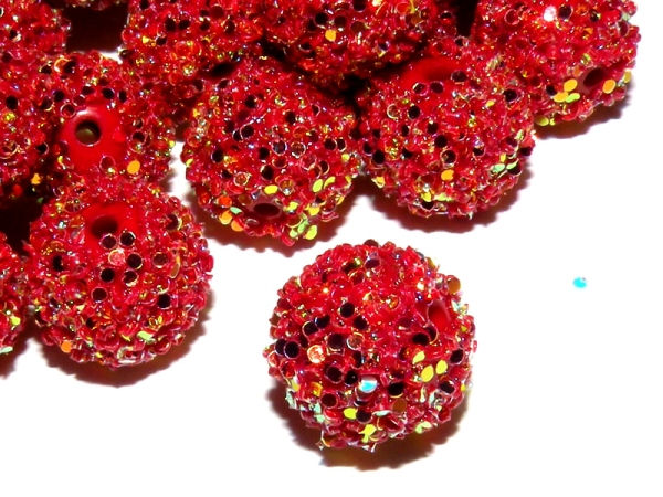 Thumbnail: Paillette Snowflake Beads 12x14mm - Choice of Colours - Pack of 20