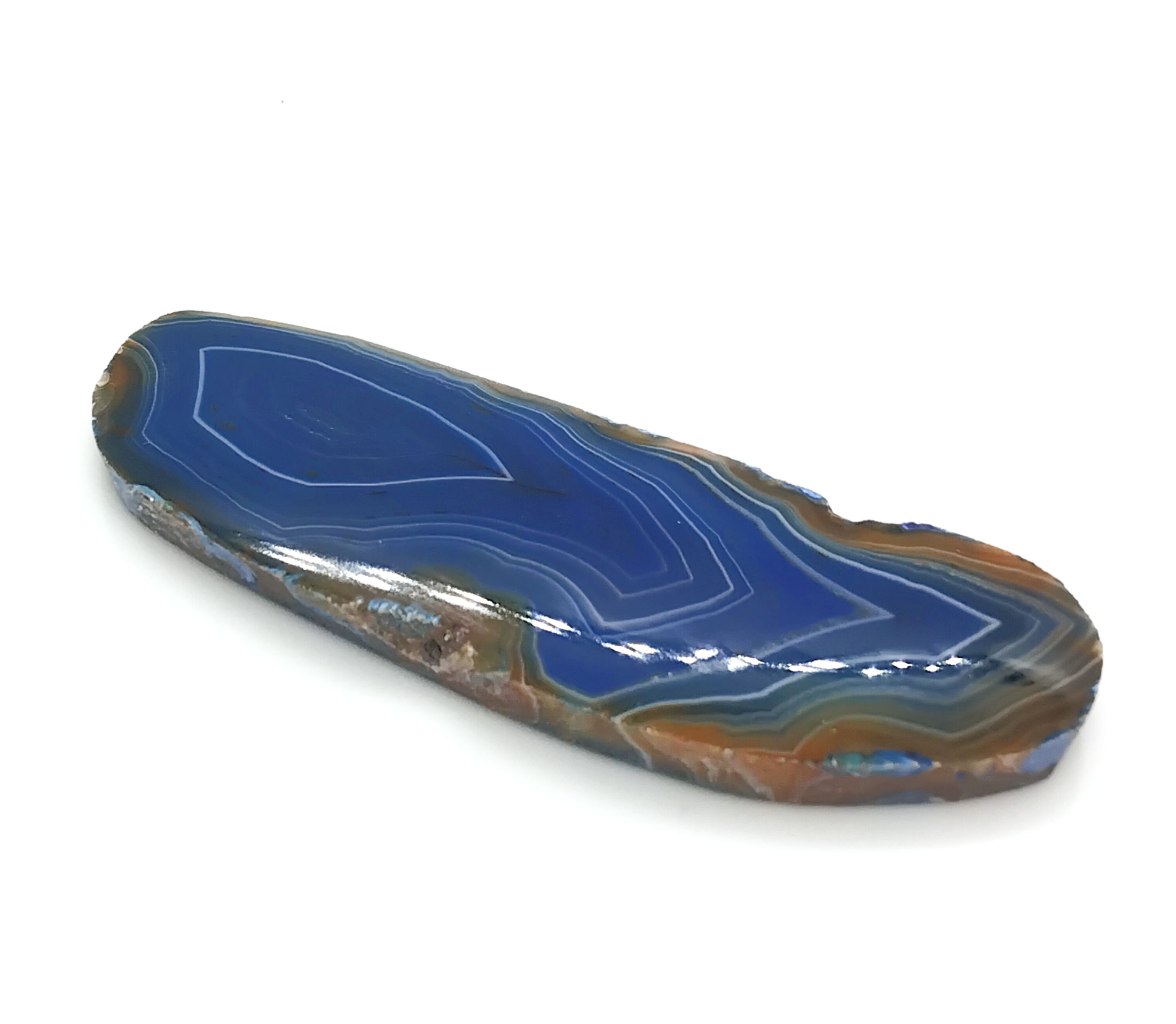 Polished Agate Slice - 75x26mm