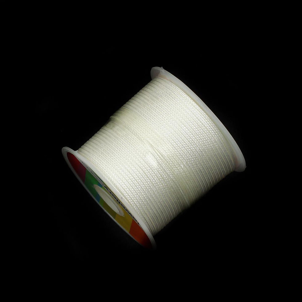 Thumbnail: Jewellery Maker Waxed Cord 1mm - Choice of Colours - 10 Metres