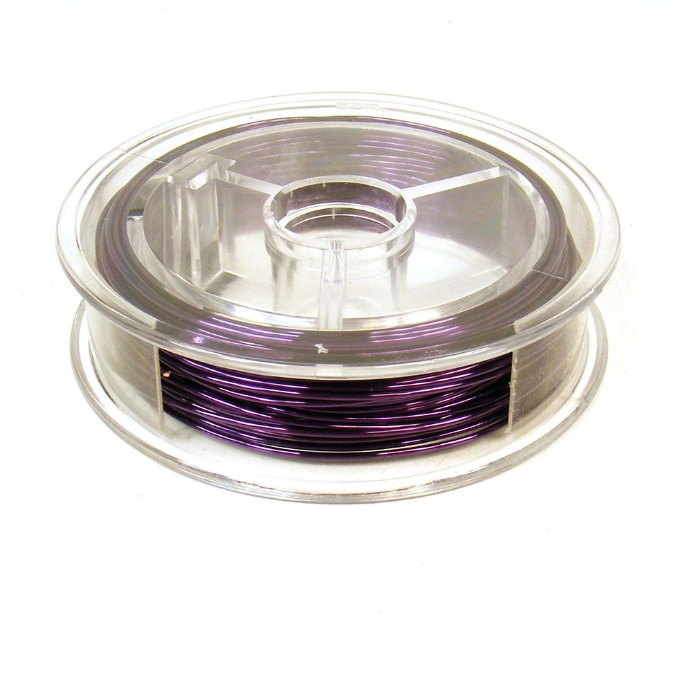Thumbnail: Jewellery Maker Silver Plated Copper Wire - 0.8mm - 10 Metres