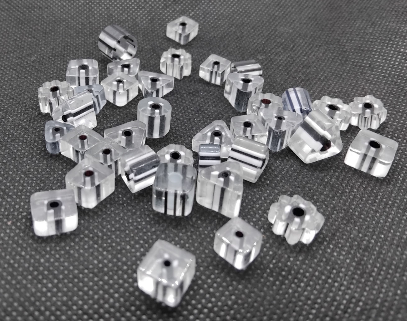 Glass Beads Mix - Pack of 38