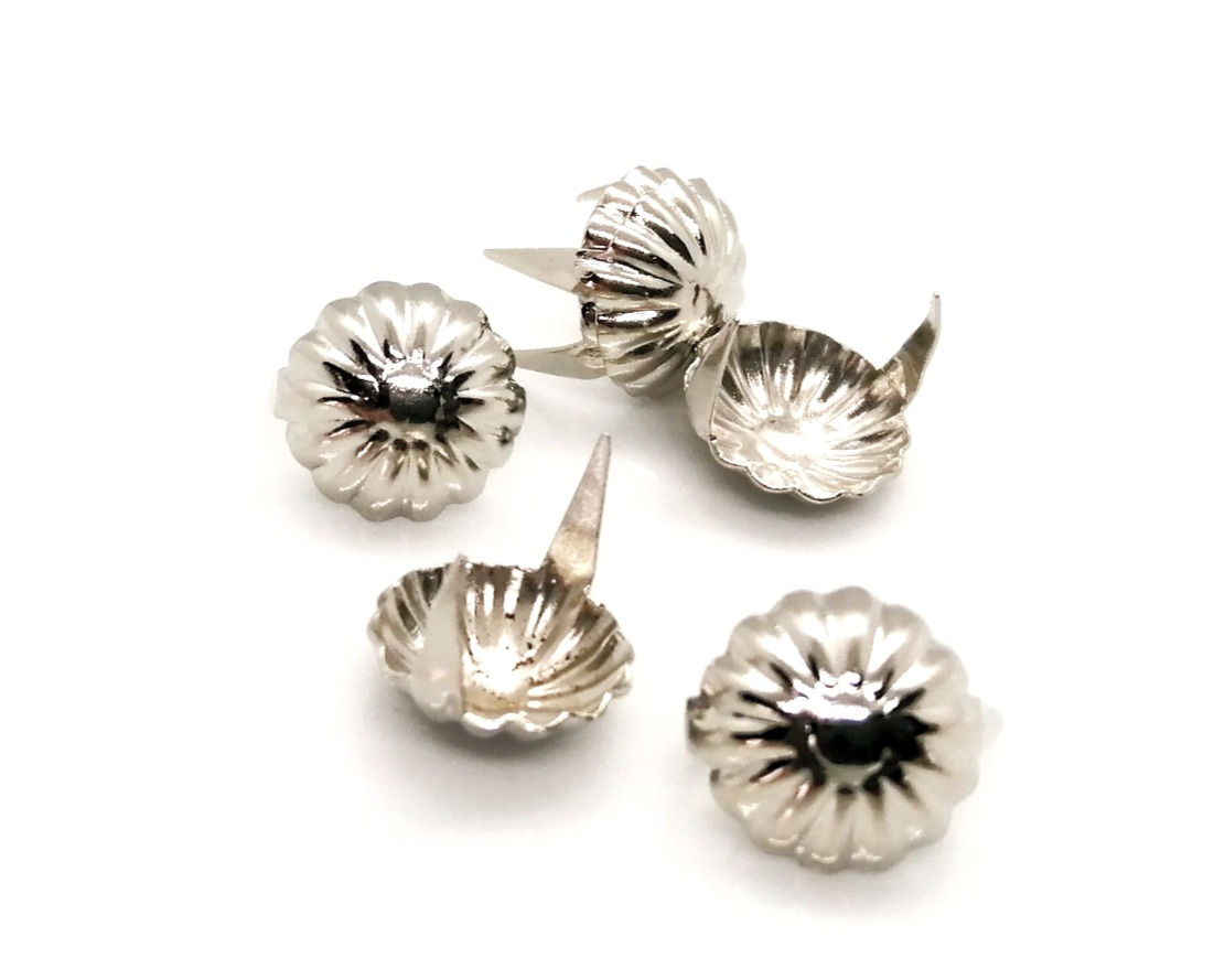 Metal Rivet Studs - Dome - 12mm - Pack of 10