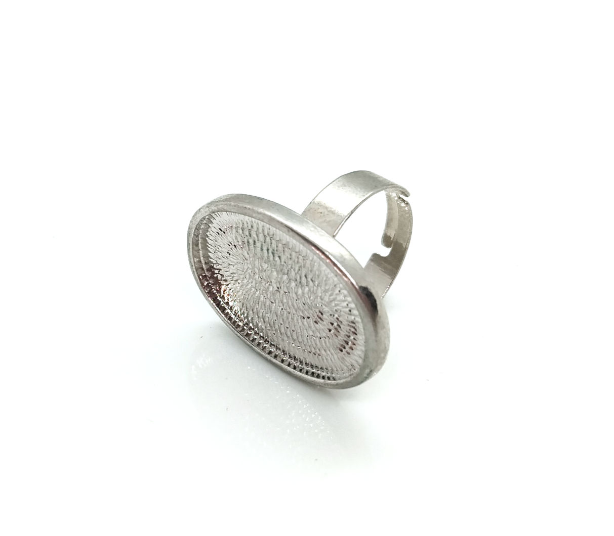 Adjustable Ring Blank with Bezel