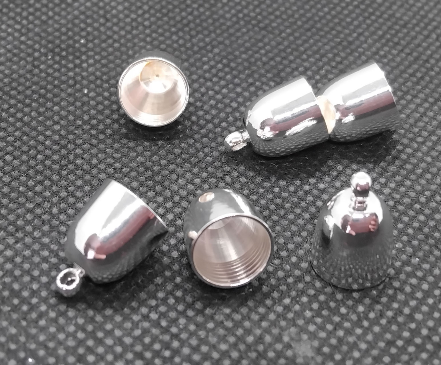 Cord End Caps - 9mm Hole - Pack of 2
