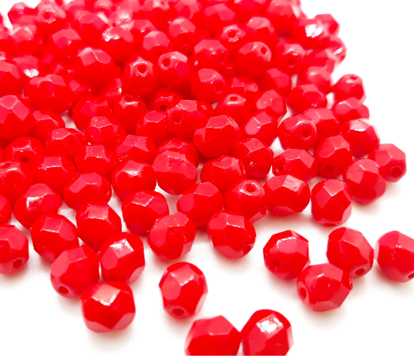 Thumbnail: Preciosa Czech Glass 6mm Fire Polished Beads - Various Colours - Pack of 25