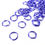 Thumbnail: Jewellery Maker Anodised Aluminium Saw Cut Jump Rings 9mm