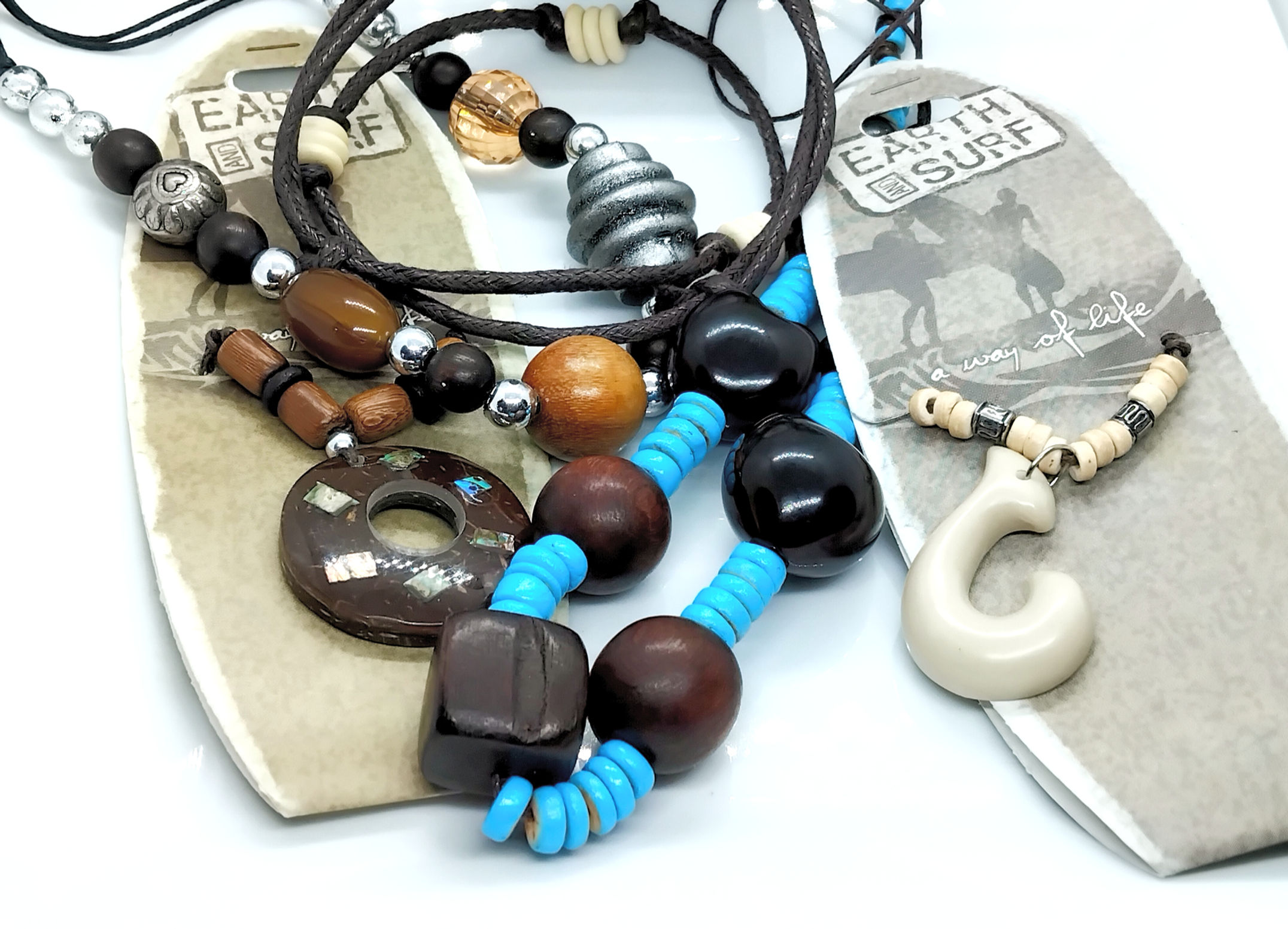 'Earth and Surf' Bohemian Style Handmade Jewellery - Necklace/Pendant