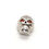 Thumbnail: Micro Pave Skull Slider Bead with Cubic Zirconia Eyes - 2mm Hole