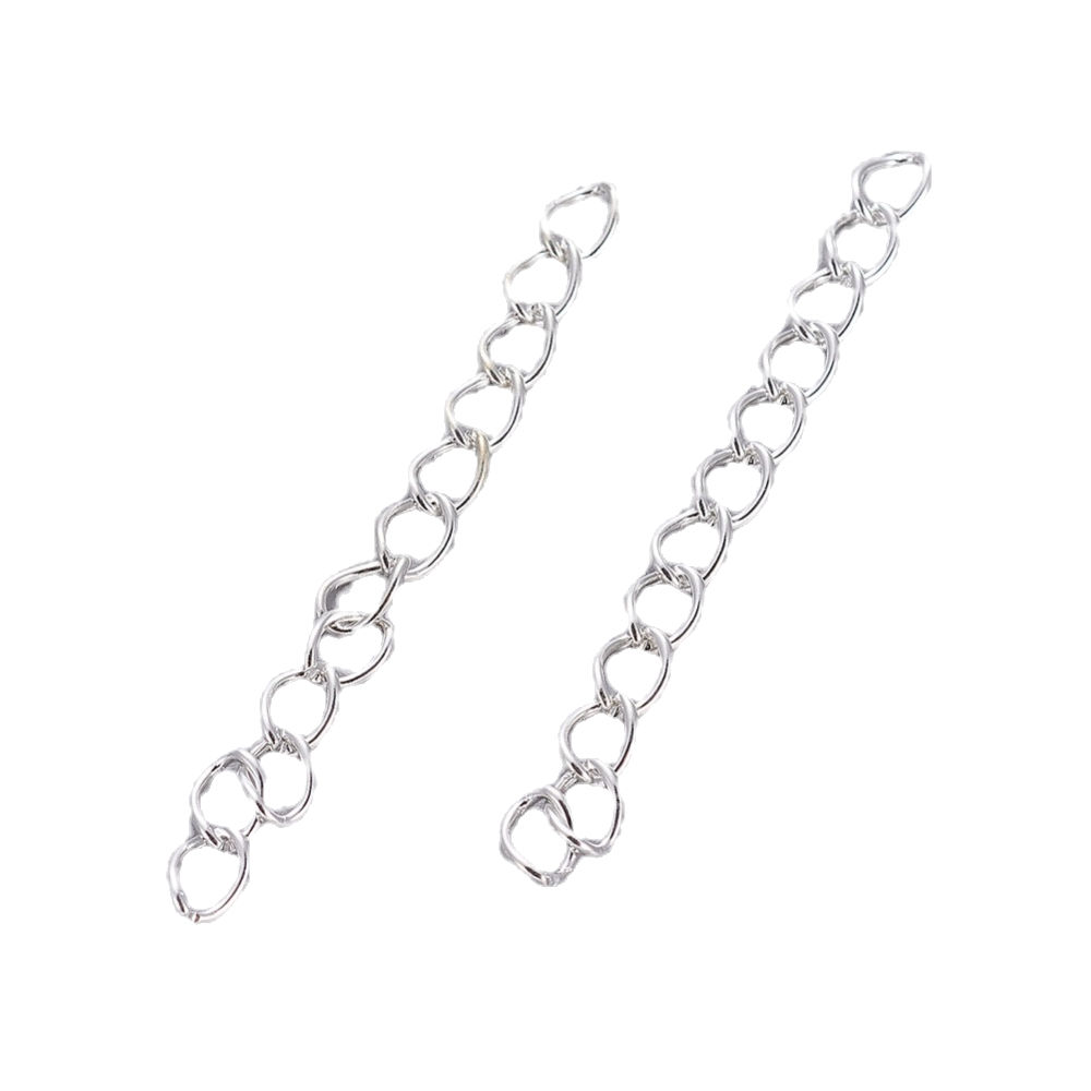 Chain Extensions 50mm - Platinum - Pack of 20