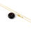 Thumbnail: Baltic Cherry Amber Doughnut/Gold Plated 925 Sterling Silver Chain - Certificate