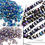 Thumbnail: 4mm Electroplate Faceted Round Glass Bead - Pack of 50