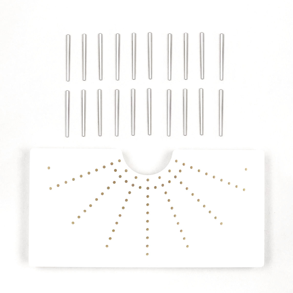 Jewellery Maker Wire Mesh Jig with 20 Tips