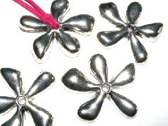 Thumbnail: Large Tibetan Flower Pendants - Pack of 2