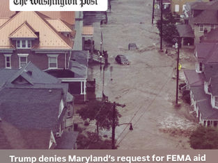 Trump denies Maryland’s request for FEMA aid after devastating floods