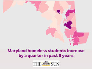 Maryland homeless students increase by a quarter in past 6 years