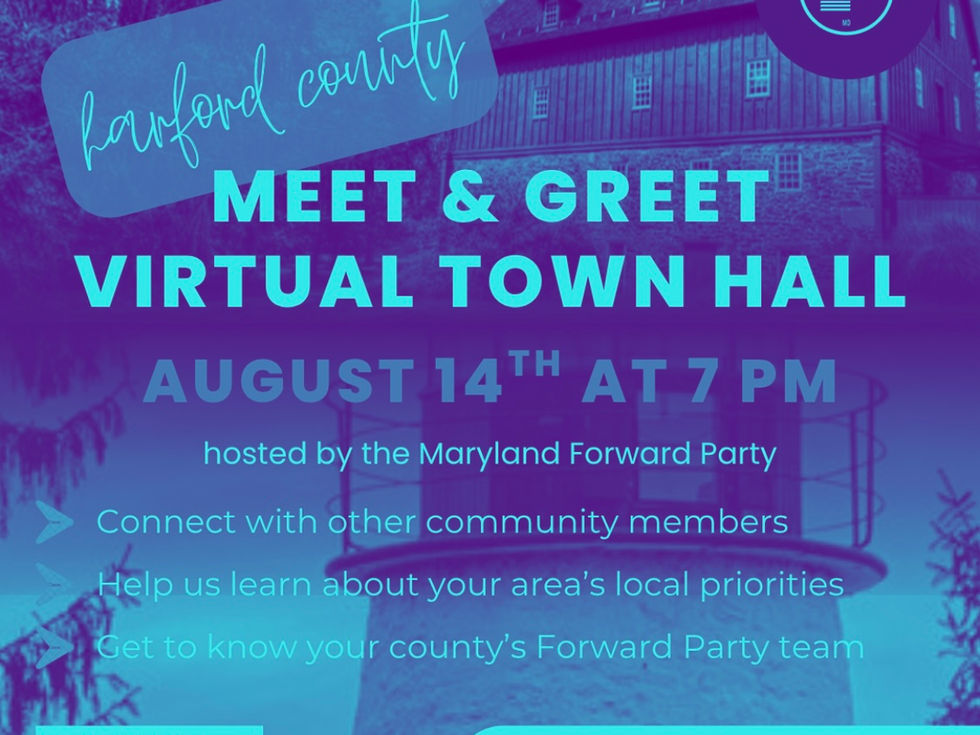 Event Recap: Harford County Townhall