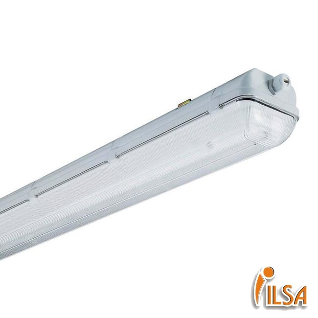 lampara hermetica con 2 tubos t8 ilsa