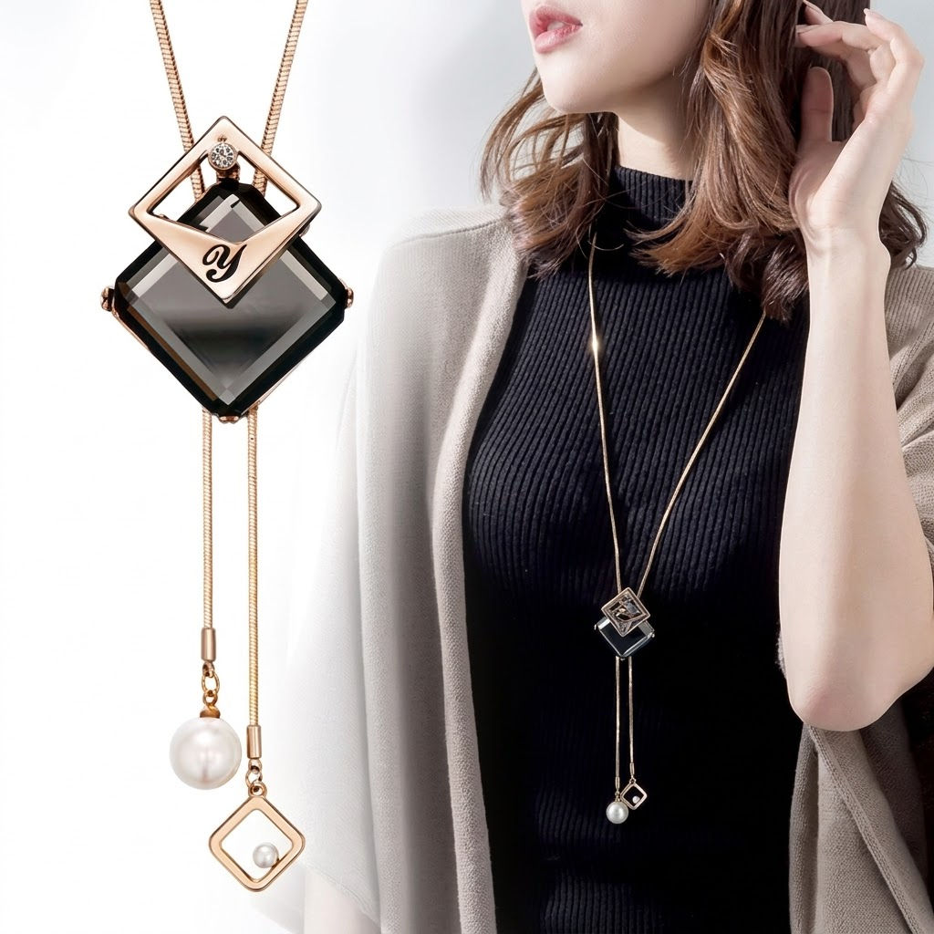 Elegant Geometric Pendant Necklace