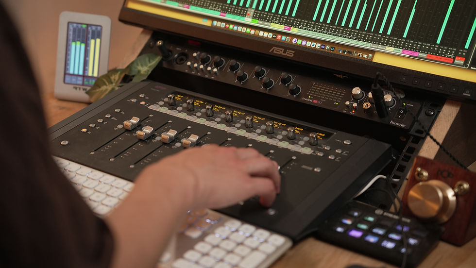 Faderport mixing