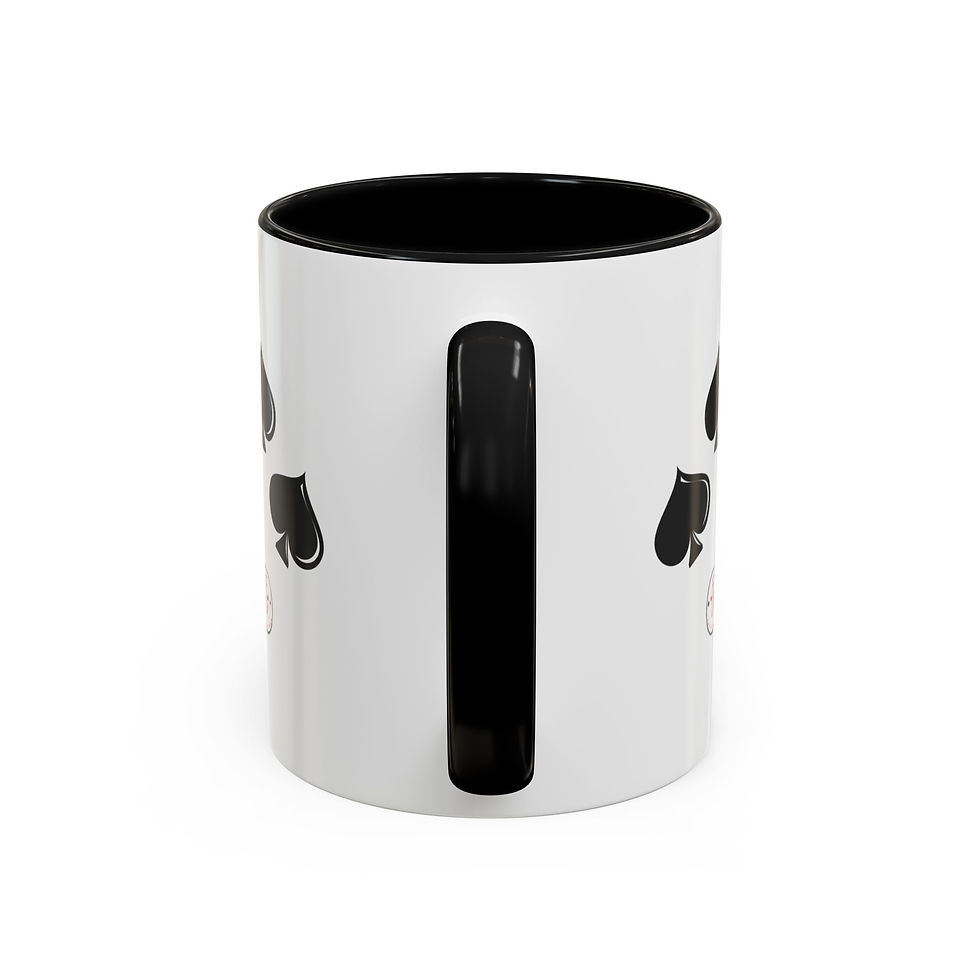 Thumbnail: Coffee & Cards Coffee Mug (11, 15oz) 8 of Spades