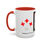 Thumbnail: Coffee & Cards Coffee Mug (11, 15oz) Ace of Diamonds