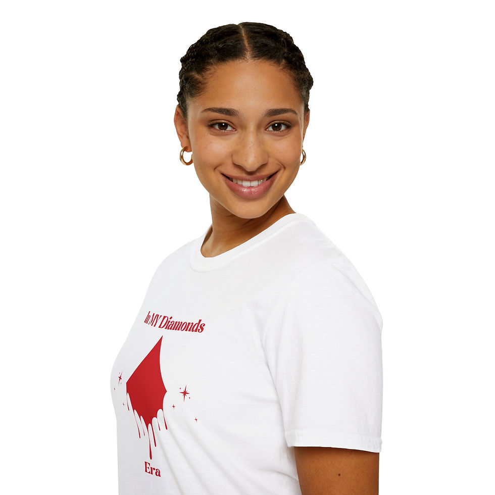 Thumbnail: Unisex Soft Style T-Shirt "In My Diamonds Era" -Cardology Collection