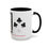Thumbnail: Coffee & Cards Coffee Mug (11, 15oz) 10 of Clubs
