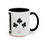 Thumbnail: Coffee & Cards Coffee Mug (11, 15oz) 9 of Clubs