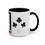 Thumbnail: Coffee & Cards Coffee Mug (11, 15oz) 10 of Clubs
