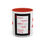 Thumbnail: Coffee & Cards Mug (11, 15oz) 4 of Hearts