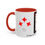 Thumbnail: Coffee & Cards Coffee Mug (11, 15oz) 9 of Diamonds