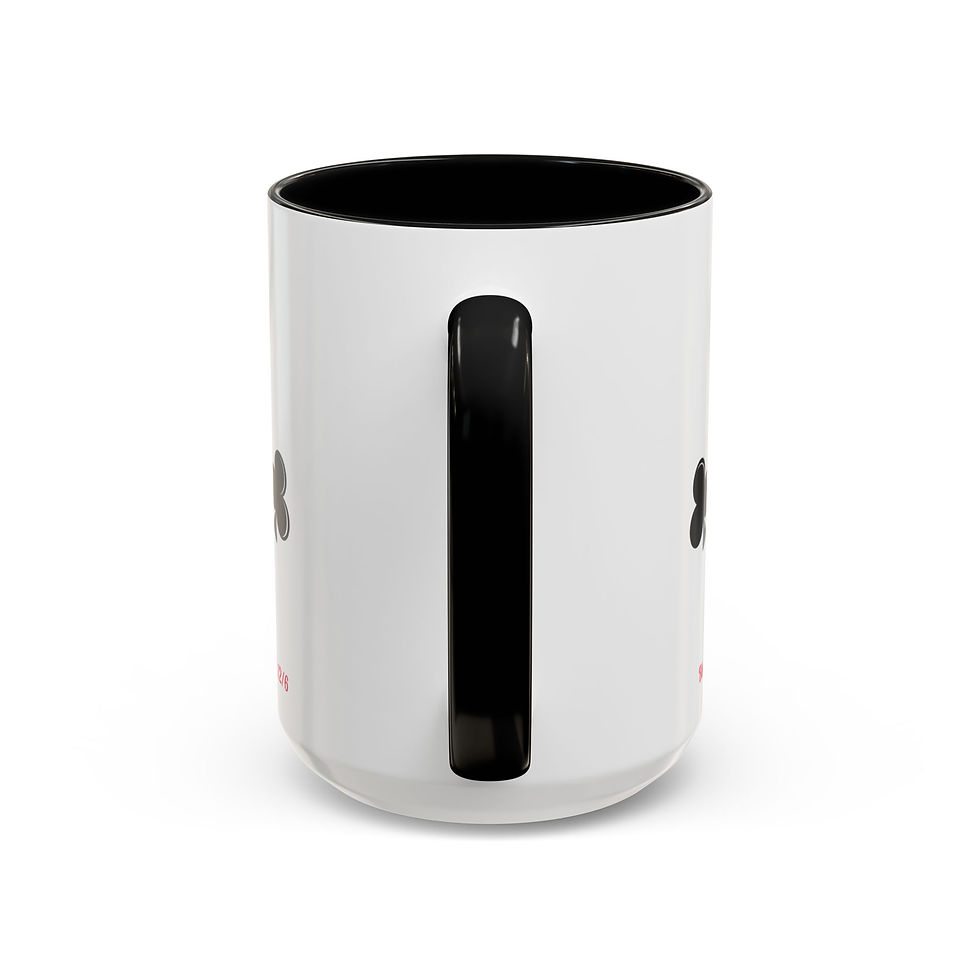 Thumbnail: Coffee & Cards Coffee Mug (11, 15oz) Queen of Clubs