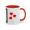 Thumbnail: Coffee & Cards Mug (11, 15oz) 3 of Hearts