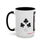 Thumbnail: Coffee & Cards Mug (11, 15oz) 3 of Clubs