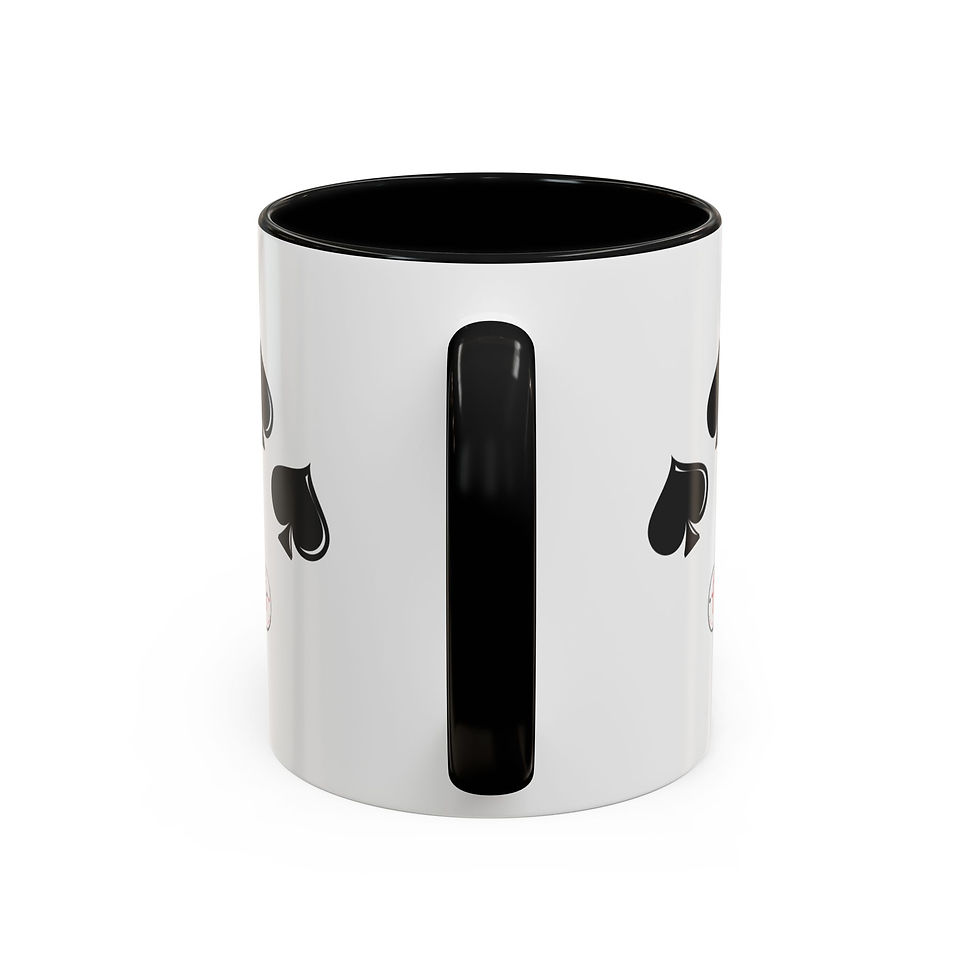 Thumbnail: Coffee & Cards Coffee Mug (11, 15oz) 6 of Spades