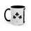 Thumbnail: Coffee & Cards Coffee Mug (11, 15oz) Ace of Clubs