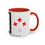 Thumbnail: Coffee & Cards Coffee Mug (11, 15oz) 6 of Diamonds