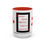 Thumbnail: Coffee & Cards Coffee Mug (11, 15oz) 8 of Hearts