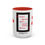 Thumbnail: Coffee & Cards Mug (11, 15oz) Ace of Hearts 