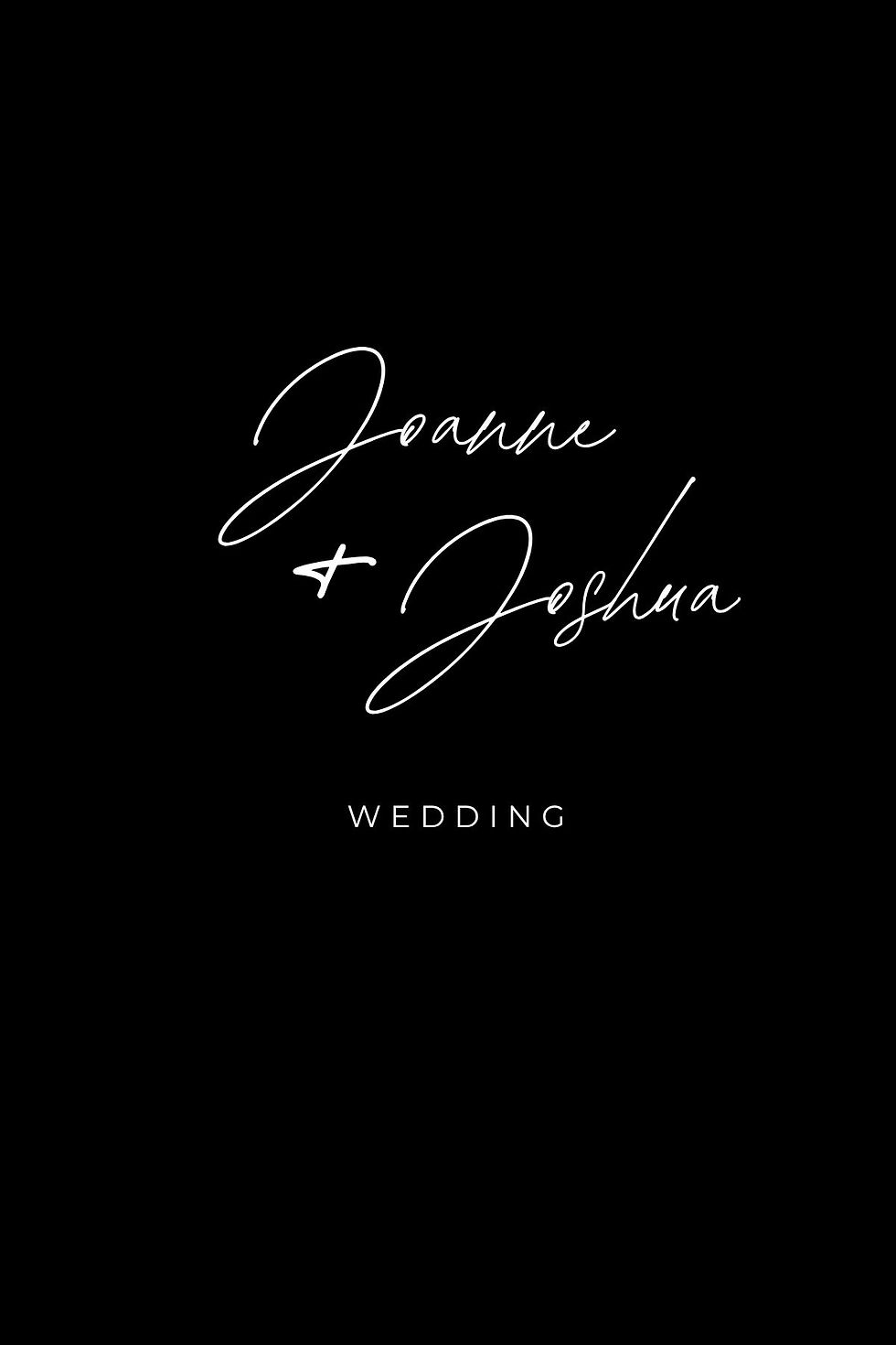 Joanne & Joshua's Wedding