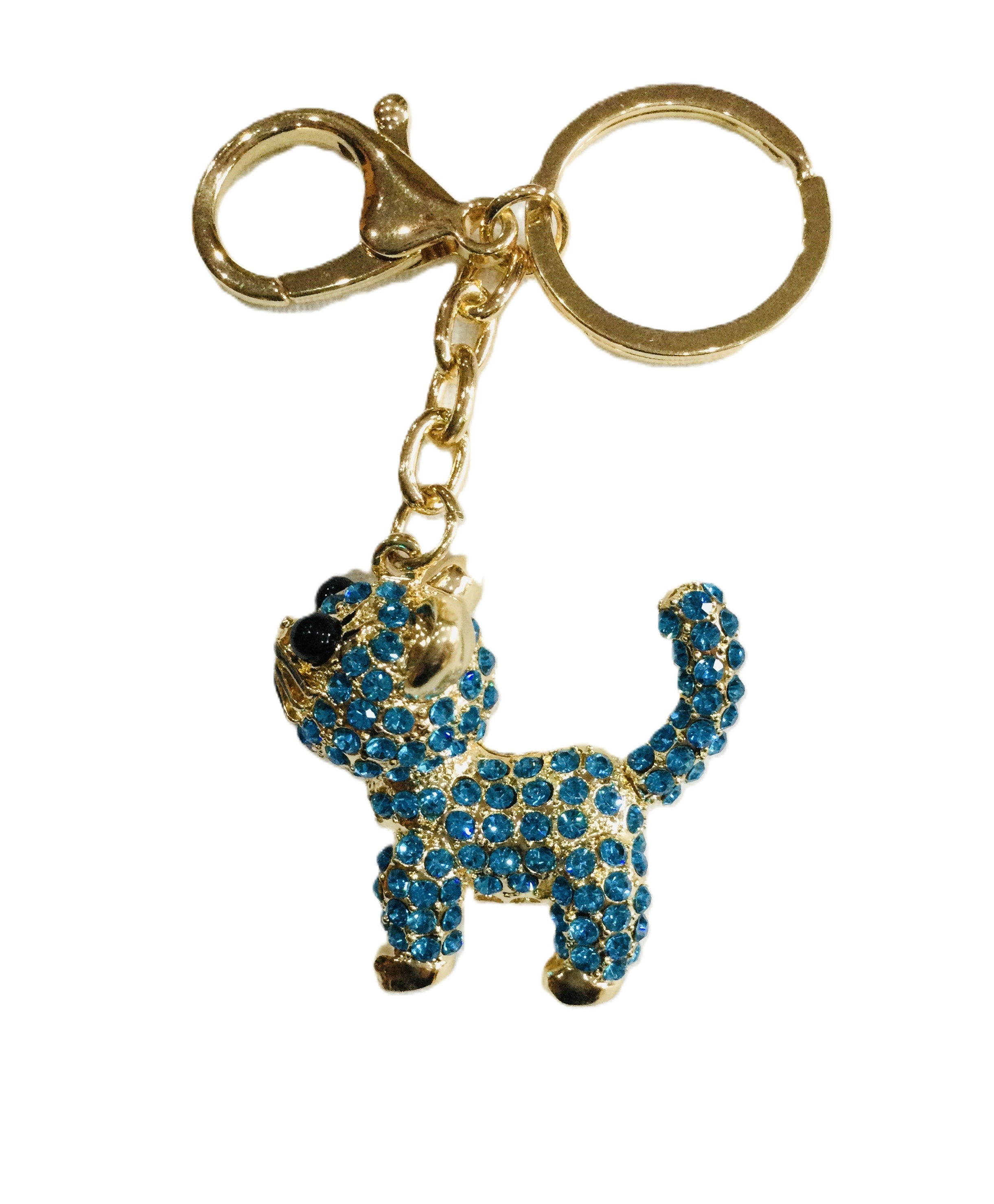 HANDBAG CHARM / KEYRING -TURQUOISE