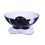 Thumbnail: BLACK AND WHITE CAT FACE PET BOWL