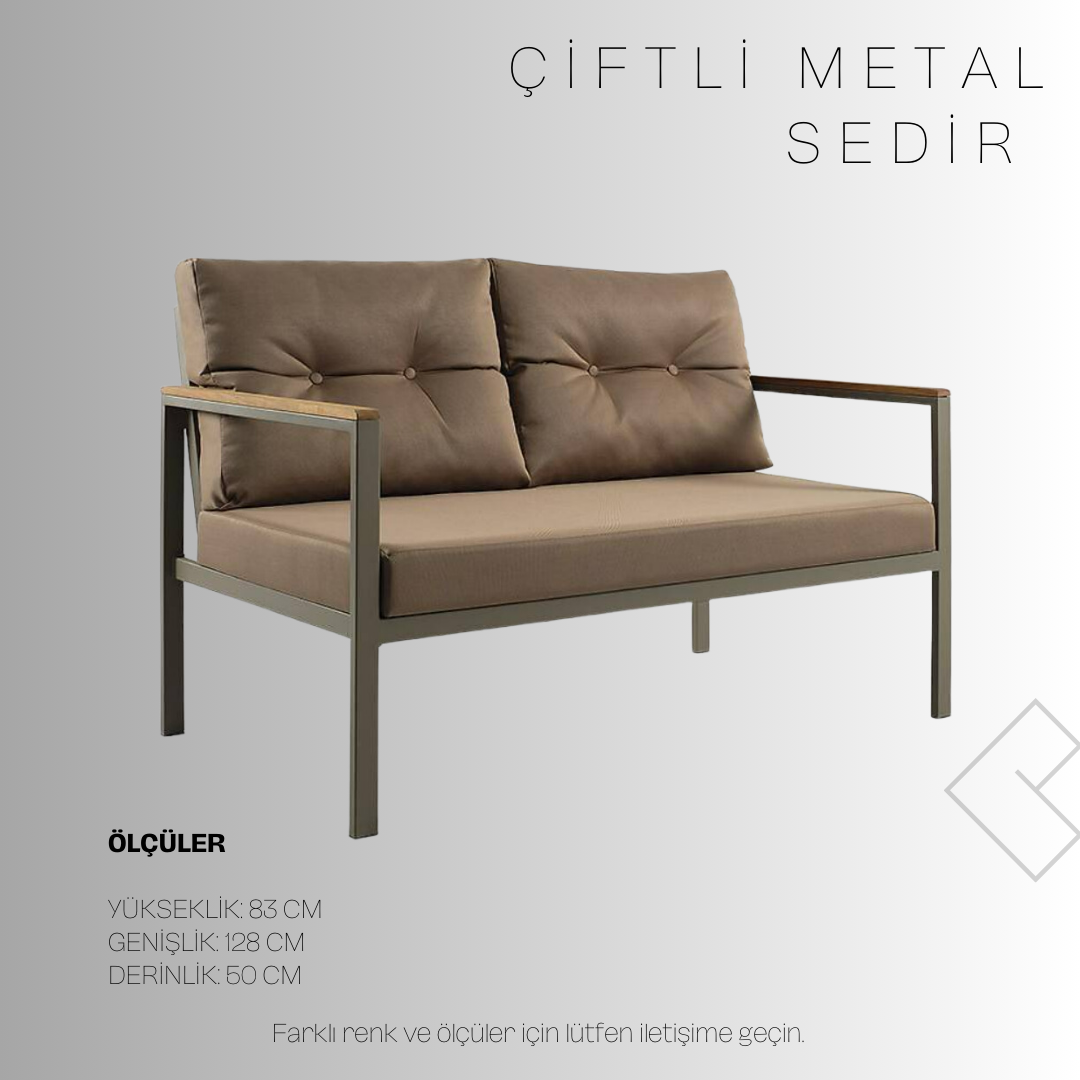 ÇİFT / TEK METAL SEDİR