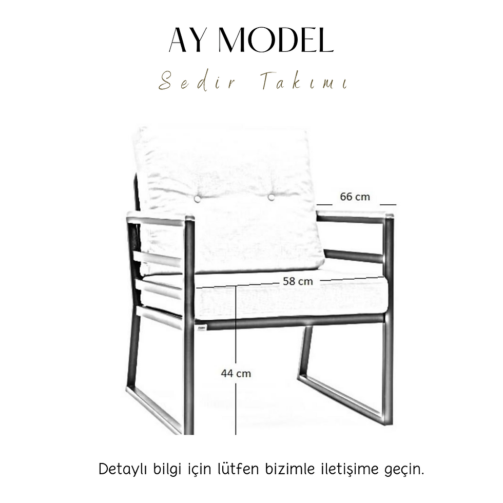 Küçük resim: AY MODEL SEDİR TAKIMI (SİYAH)