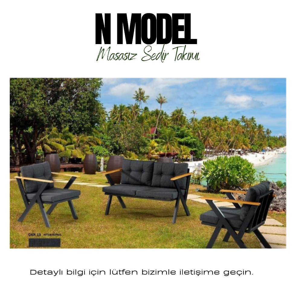 Küçük resim: N MODEL MASASIZ SEDİR TAKIMI