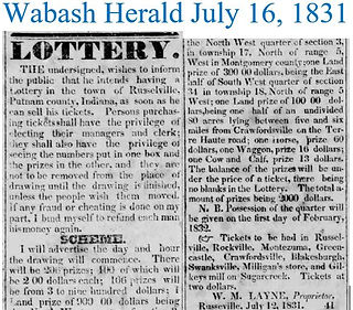 Wabash Herald July 16 1831