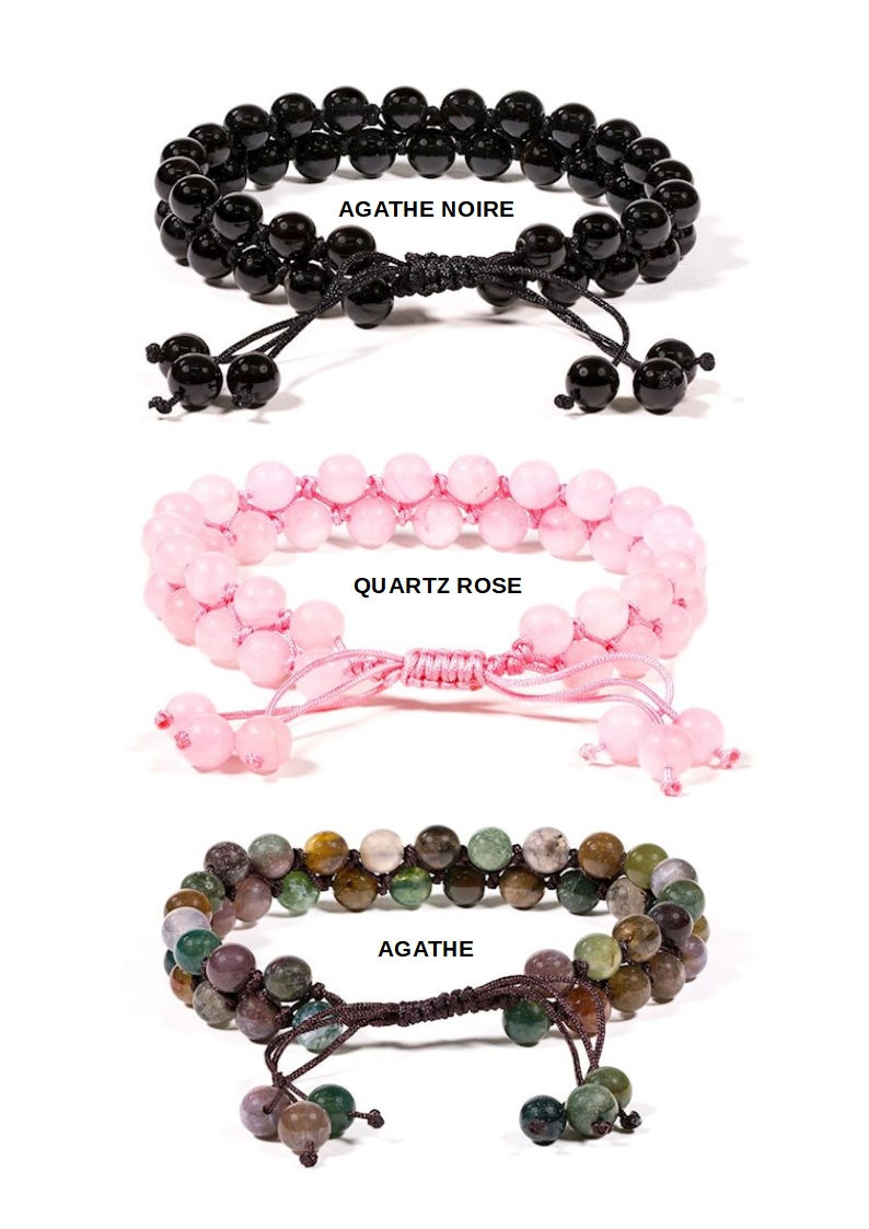Miniature : BRACELET en PERLES de PIERRES
