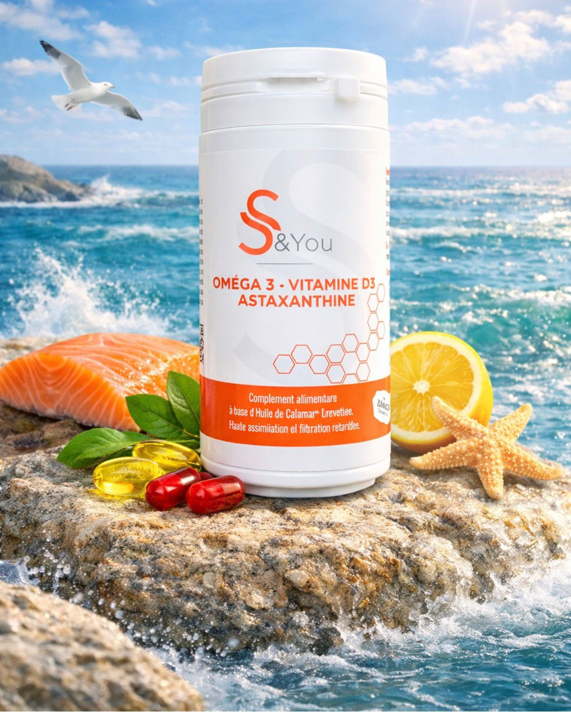 Oméga3 - Vit D3 - Astaxanthine