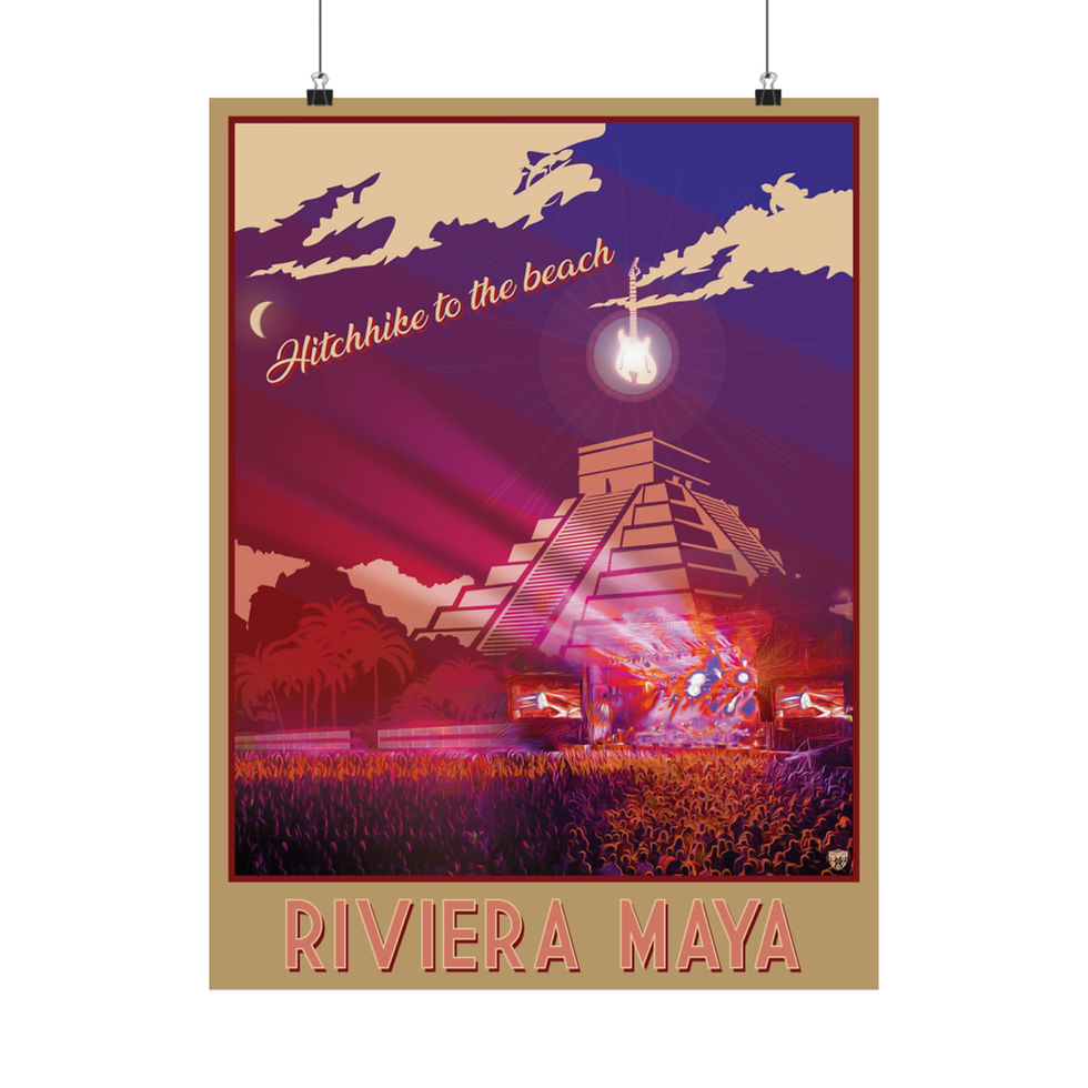 Thumbnail: Vintage Venue Posters - Riviera Maya